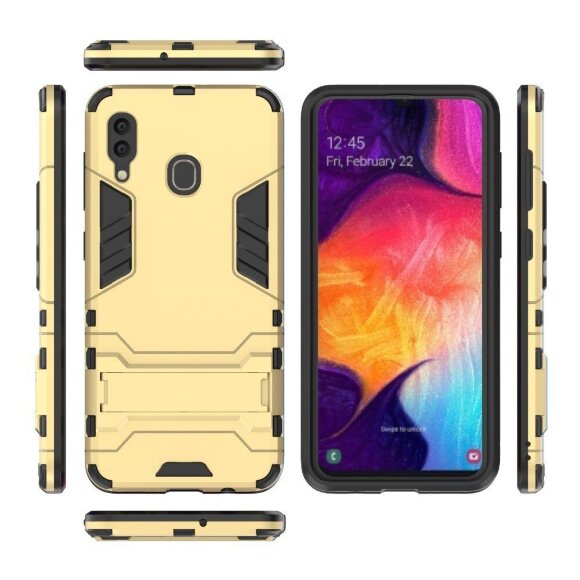 Чехол Duty Armor для Samsung Galaxy A30 / Galaxy A20 (золотой) Чехол Duty Armor для Samsung Galaxy A30 / Galaxy A20 (золотой)