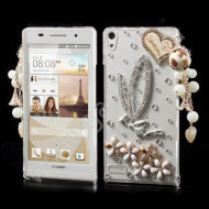 Чехол Butterfly Flowers для Huawei Ascend P6 Чехол Butterfly Flowers для Huawei Ascend P6