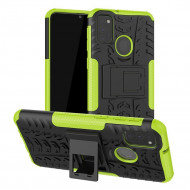 Чехол Hybrid Armor для Samsung Galaxy M30s / Galaxy M21 (черный + зеленый)