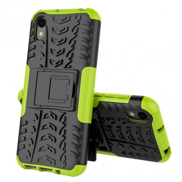 Чехол Hybrid Armor для Huawei Y5 (2019) / Honor 8S (черный + зеленый) Чехол Hybrid Armor для Huawei Y5 (2019) / Honor 8S (черный + зеленый)
