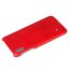 Кожаная накладка-чехол Litchi Texture для Samsung Galaxy M10 (красный)