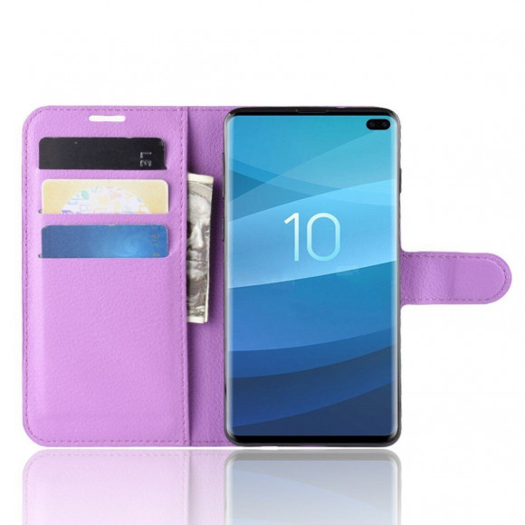 Чехол для Samsung Galaxy S10+ (Plus) (фиолетовый) Чехол для Samsung Galaxy S10+ (Plus) (фиолетовый)
