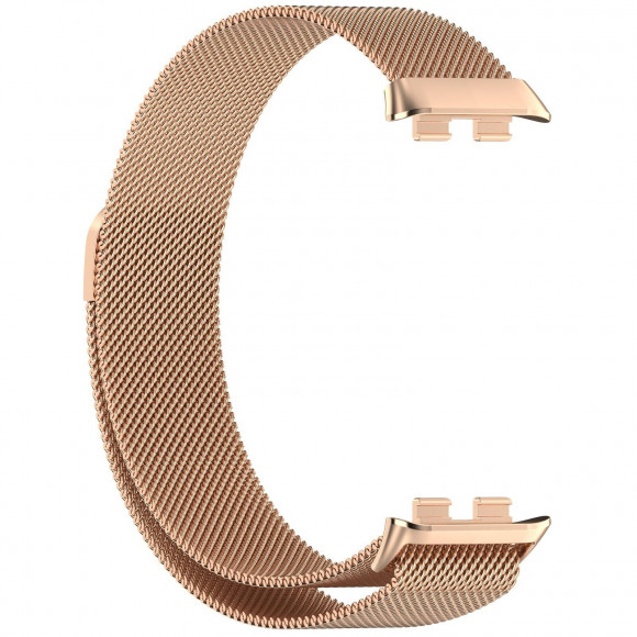 Миланский сетчатый браслет для Honor Band 9 (розовое золото) Миланский сетчатый браслет для Honor Band 9 (розовое золото)