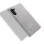 Кожаная накладка-чехол для Samsung Galaxy Note 10 (серый)
