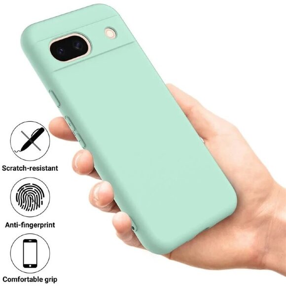 Силиконовый чехол Mobile Shell для Google Pixel 8a (зеленый) Силиконовый чехол Mobile Shell для Google Pixel 8a (зеленый)