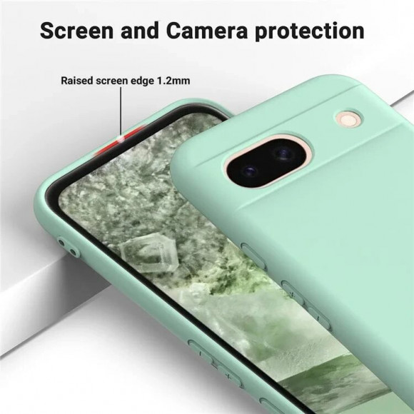 Силиконовый чехол Mobile Shell для Google Pixel 8a (зеленый) Силиконовый чехол Mobile Shell для Google Pixel 8a (зеленый)