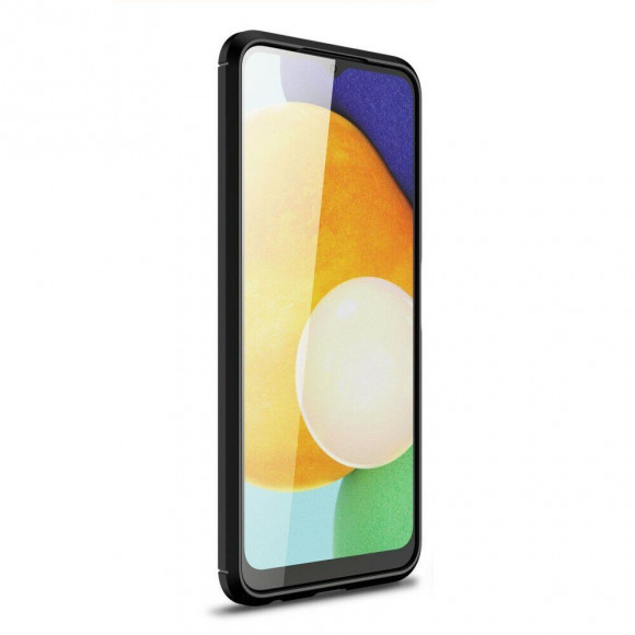Чехол-накладка Carbon Fibre для Samsung Galaxy A22s 5G (черный)