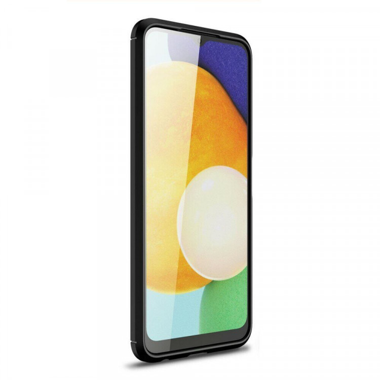Чехол-накладка Carbon Fibre для Samsung Galaxy A22s 5G (черный)
