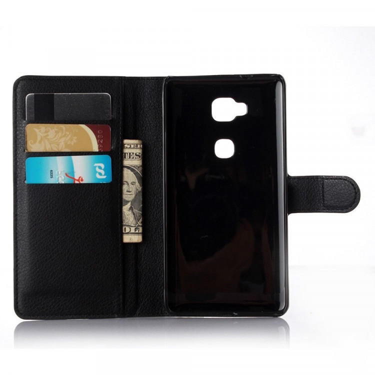 Чехол с визитницей для Huawei Honor 5X (черный)