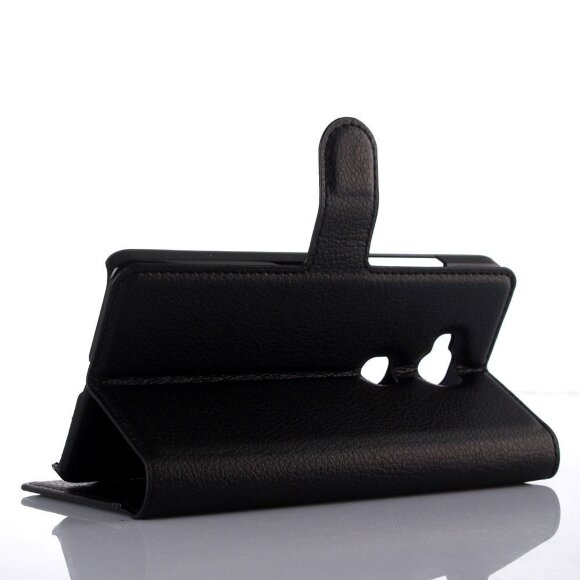 Чехол с визитницей для Huawei Honor 5X (черный) Чехол с визитницей для Huawei Honor 5X (черный)