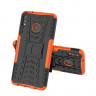 Чехол Hybrid Armor для Huawei Honor 8X Max (черный + оранжевый)