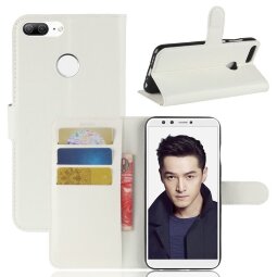 Чехол с визитницей для Huawei Honor 9 Lite (белый)