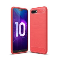 Чехол-накладка Carbon Fibre для Huawei Honor 10 (красный)