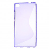 Нескользящий чехол для Huawei P8 (фиолетовый)