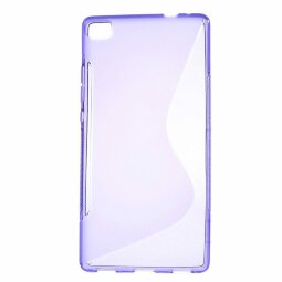 Нескользящий чехол для Huawei P8 (фиолетовый)