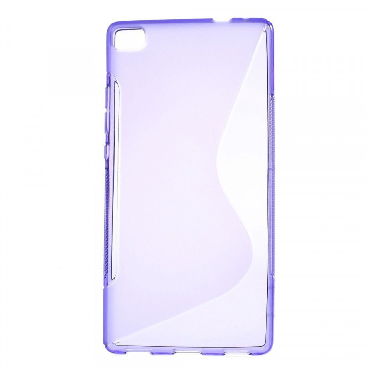 Нескользящий чехол для Huawei P8 (фиолетовый)