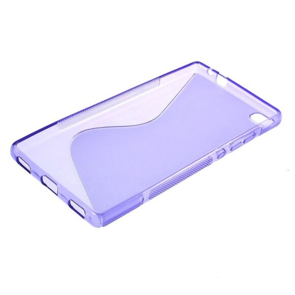 Нескользящий чехол для Huawei P8 (фиолетовый)