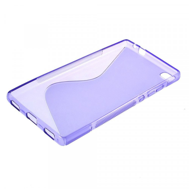 Нескользящий чехол для Huawei P8 (фиолетовый)