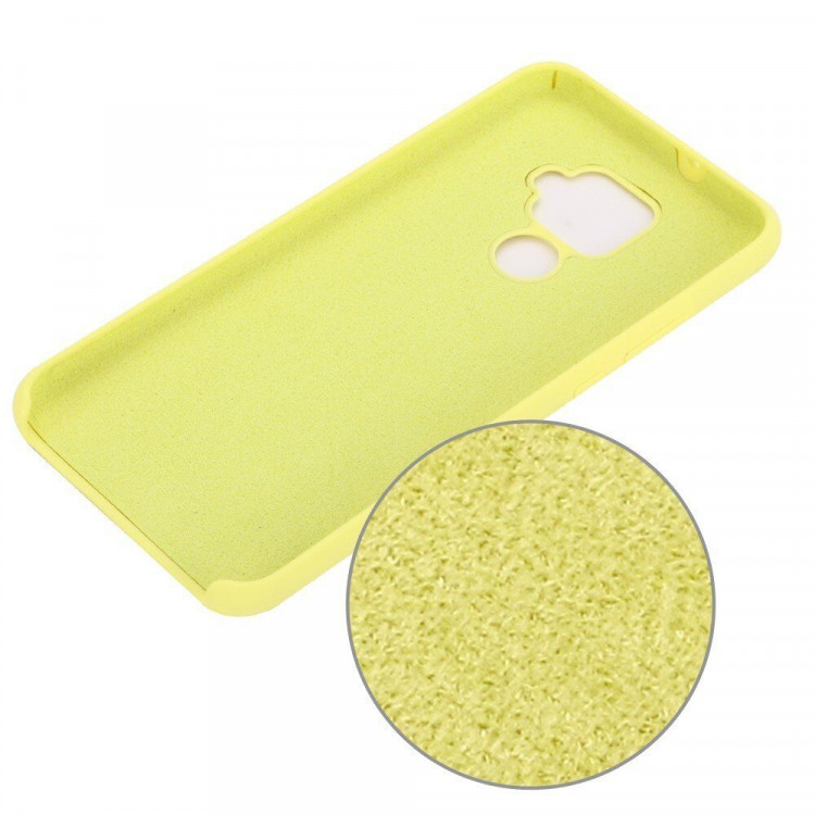 Силиконовый чехол Mobile Shell для Huawei Nova 5i Pro / Mate 30 Lite (желтый)