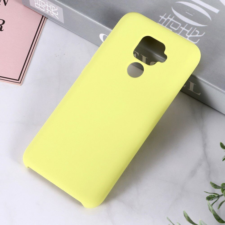 Силиконовый чехол Mobile Shell для Huawei Nova 5i Pro / Mate 30 Lite (желтый)
