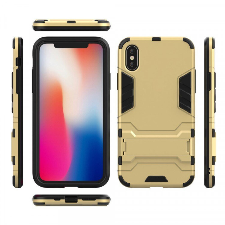 Чехол Duty Armor для iPhone XS (золотой)