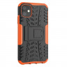 Чехол Hybrid Armor для iPhone 11 (черный + оранжевый)