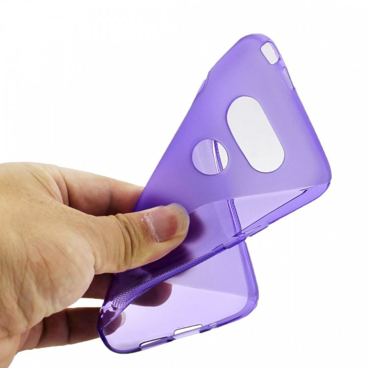 Нескользящий чехол для LG G5 / LG G5 se (фиолетовый)