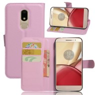 Чехол с визитницей для Motorola Moto M (розовый) Чехол с визитницей для Motorola Moto M (розовый)