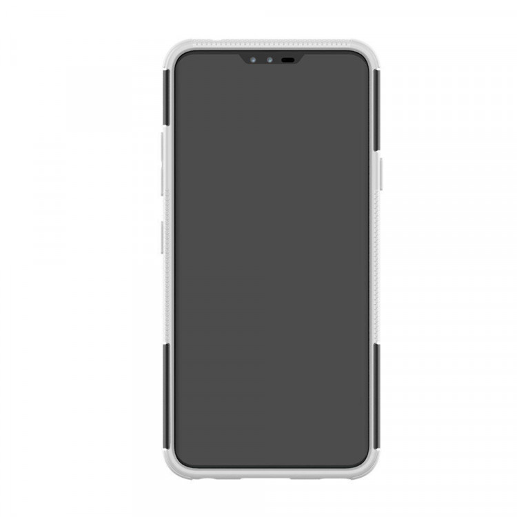 Чехол Hybrid Armor для LG V40 ThinQ (черный + белый)