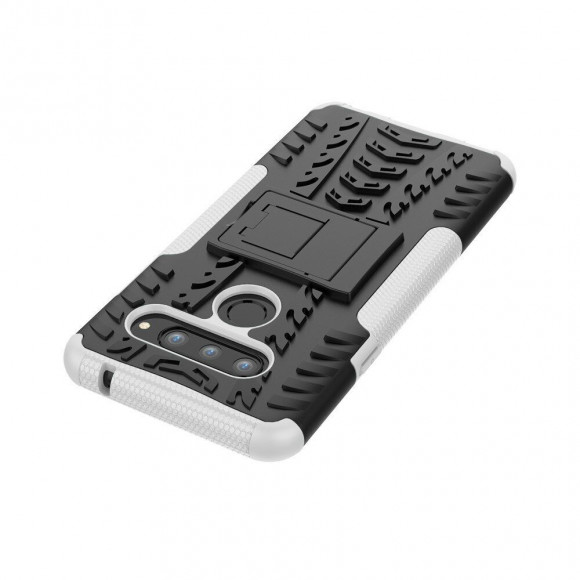 Чехол Hybrid Armor для LG V40 ThinQ (черный + белый) Чехол Hybrid Armor для LG V40 ThinQ (черный + белый)