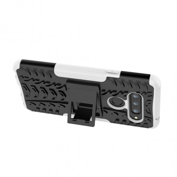 Чехол Hybrid Armor для LG V40 ThinQ (черный + белый) Чехол Hybrid Armor для LG V40 ThinQ (черный + белый)