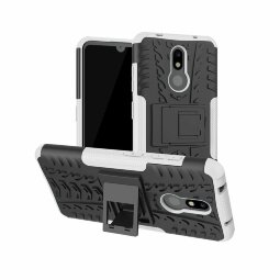 Чехол Hybrid Armor для Nokia 3.2 (черный + белый)