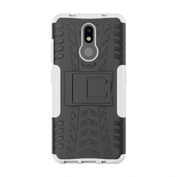Чехол Hybrid Armor для Nokia 3.2 (черный + белый)