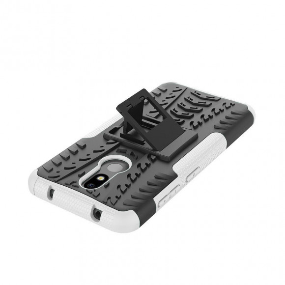 Чехол Hybrid Armor для Nokia 3.2 (черный + белый)