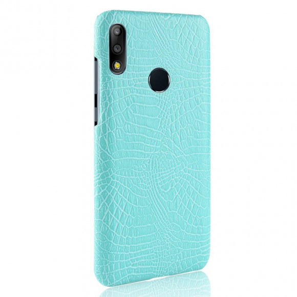 Чехол Crocodile Texture для Asus Zenfone Max Pro (M2) ZB631KL (голубой) Чехол Crocodile Texture для Asus Zenfone Max Pro (M2) ZB631KL (голубой)