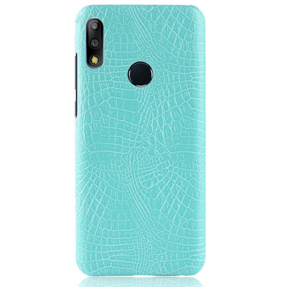 Чехол Crocodile Texture для Asus Zenfone Max Pro (M2) ZB631KL (голубой) Чехол Crocodile Texture для Asus Zenfone Max Pro (M2) ZB631KL (голубой)