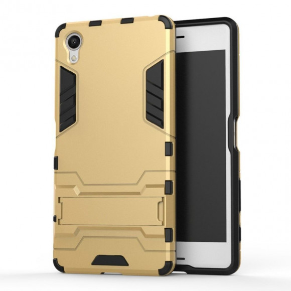Чехол Duty Armor для Sony Xperia X (золотой) Чехол Duty Armor для Sony Xperia X (золотой)
