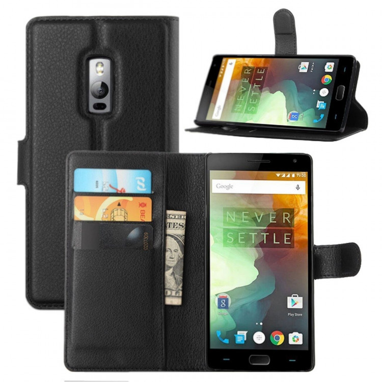 Чехол с визитницей для OnePlus 2 (черный)