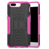 Чехол Hybrid Armor для OnePlus 5 (черный + розовый)
