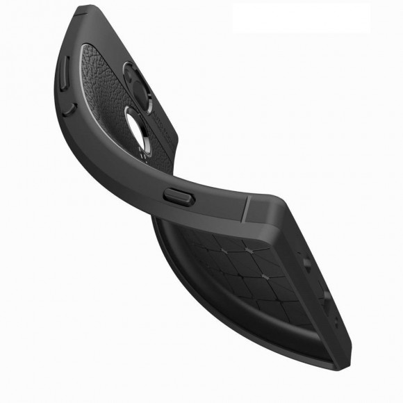 Чехол-накладка Litchi Grain для Sony Xperia XA2 (черный) Чехол-накладка Litchi Grain для Sony Xperia XA2 (черный)