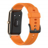 Силиконовый ремешок для Huawei Watch Fit Mini и часов с креплением 16мм (оранжевый)