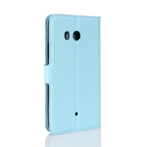 Чехол с визитницей для HTC U11 (голубой) Чехол с визитницей для HTC U11 (голубой)