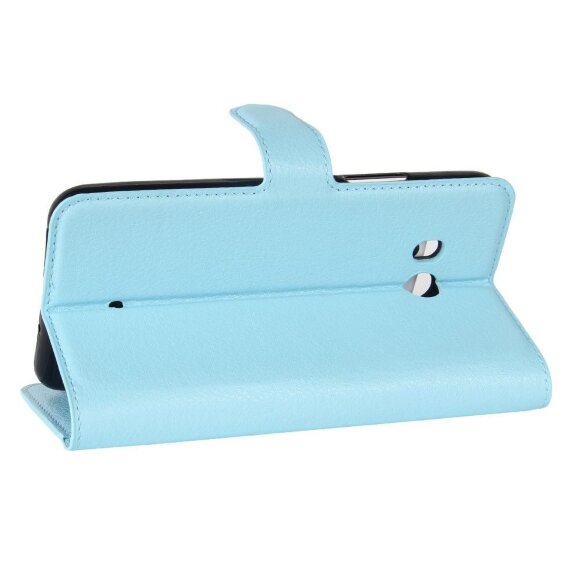Чехол с визитницей для HTC U11 (голубой) Чехол с визитницей для HTC U11 (голубой)