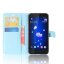 Чехол с визитницей для HTC U11 (голубой)