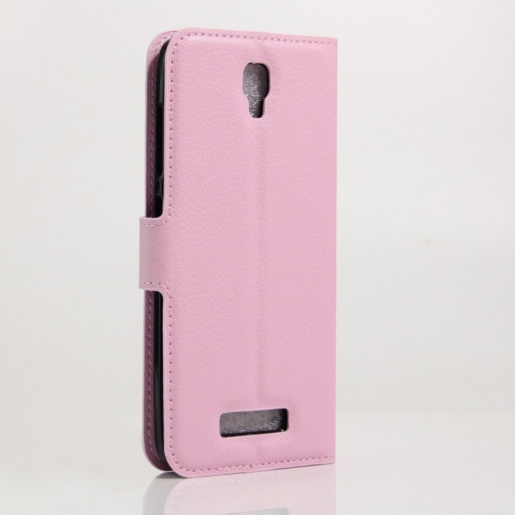 Чехол с визитницей для ZTE Blade L5 / L5 Plus (розовый)