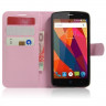 Чехол с визитницей для ZTE Blade L5 / L5 Plus (розовый)