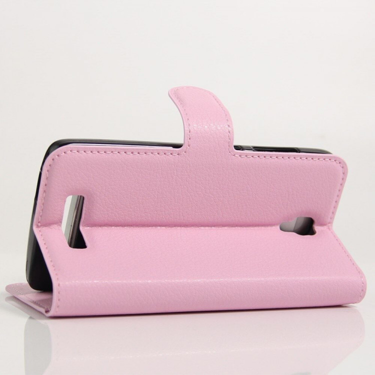 Чехол с визитницей для ZTE Blade L5 / L5 Plus (розовый)