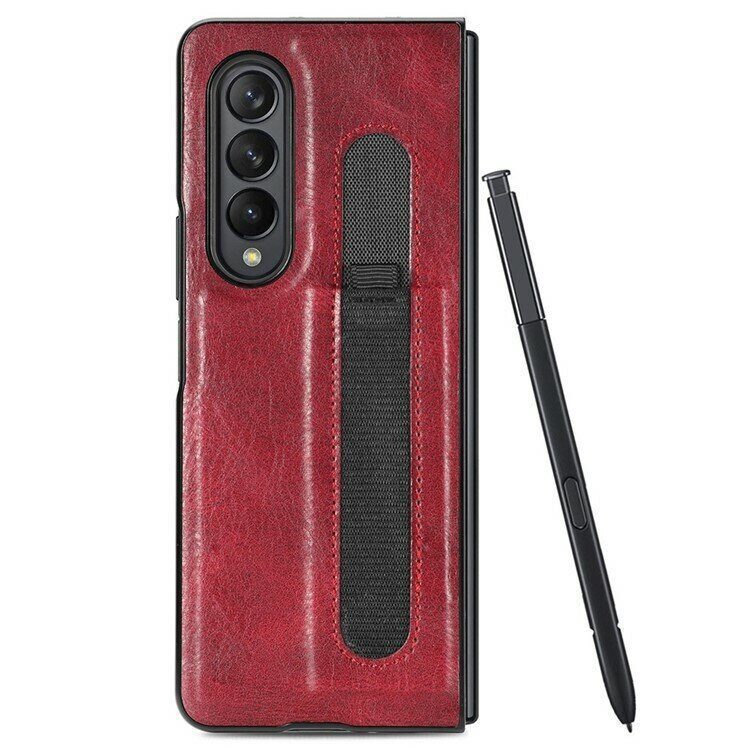 Чехол Pen Slot Design для Samsung Galaxy Z Fold4 (красный)