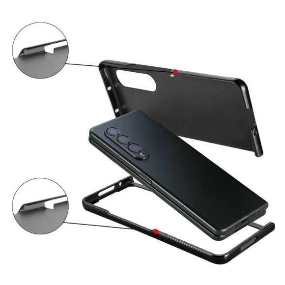 Чехол Pen Slot Design для Samsung Galaxy Z Fold4 (красный)