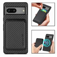 Чехол с магнитным держателем карт для Google Pixel 7a (черный) Чехол с магнитным держателем карт для Google Pixel 7a (черный)